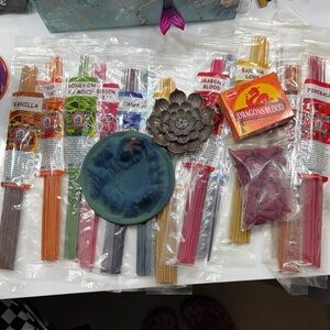 Multicolor Incense Collection with two Holders